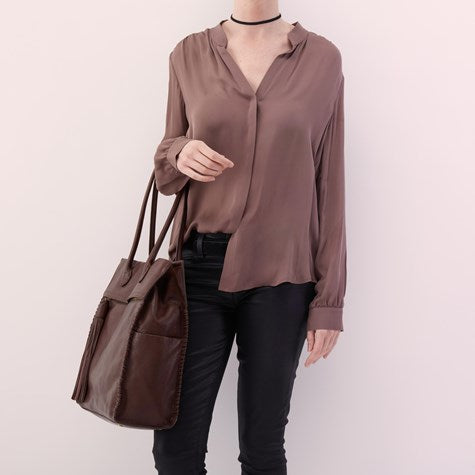 HOBO LURE Tote Walnut Classy Bag Lady