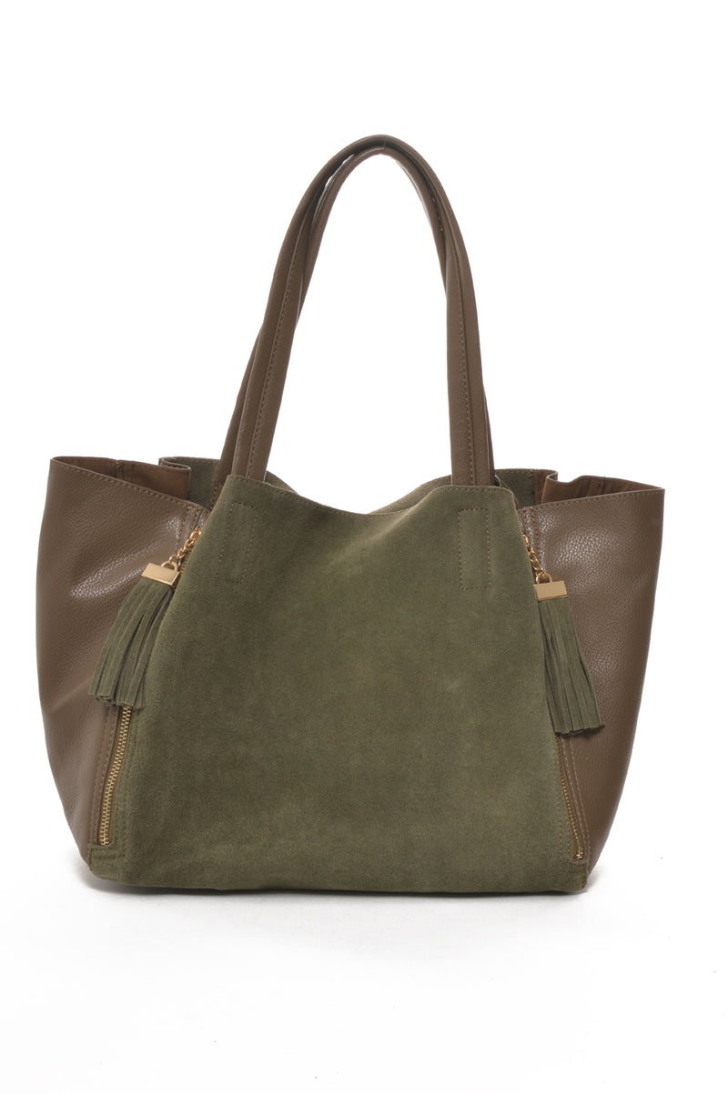 INZI | Expandable Tote Olive