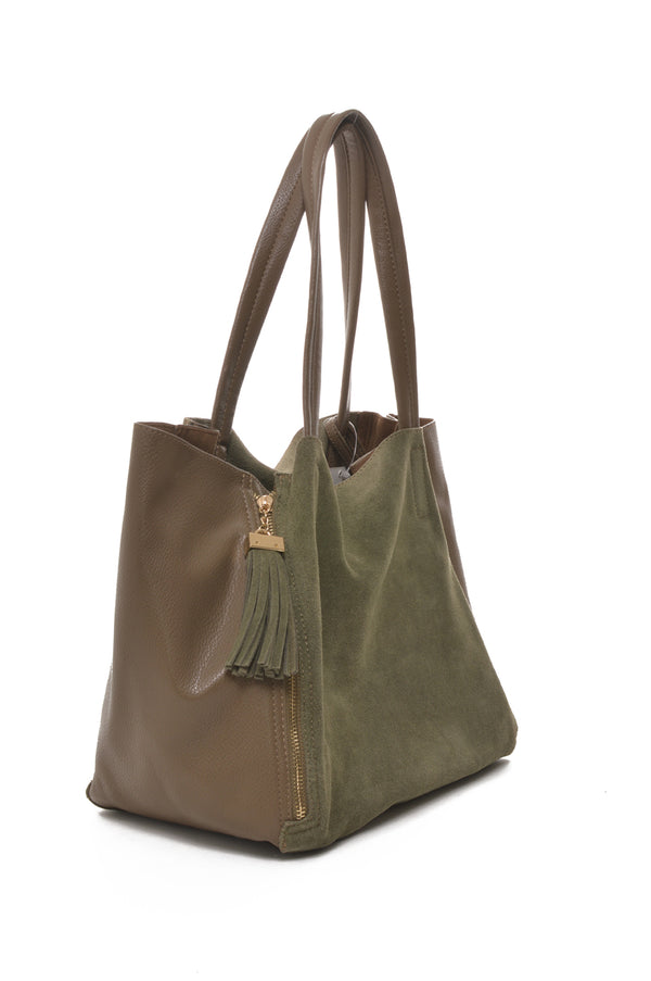 INZI | Expandable Tote Olive