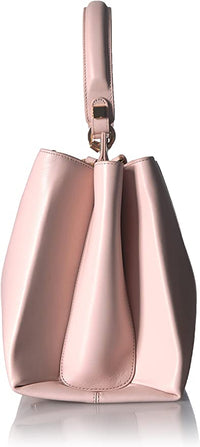 NEW LUANA ITALY giorgia satchel in pink Luana Italy Leather Handbag Fuchsia Origami Tote ? MSRP  main image 2