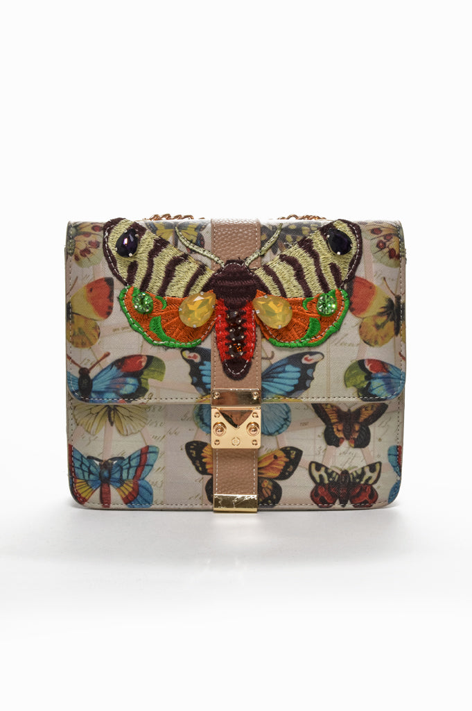 BUTTERFLY | Embellished Push Lock