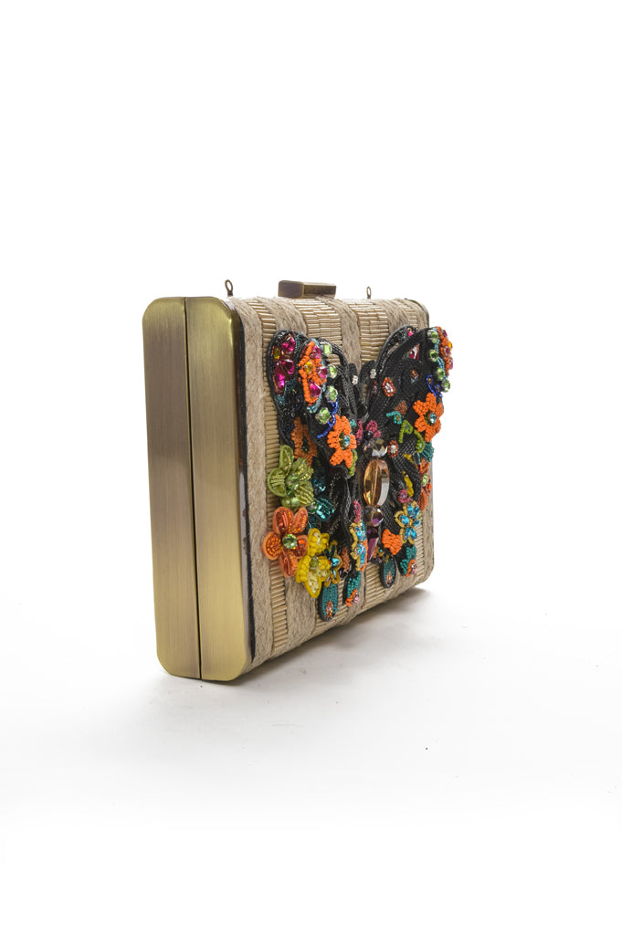 Mary Frances | 3D Butterfly Crossbody