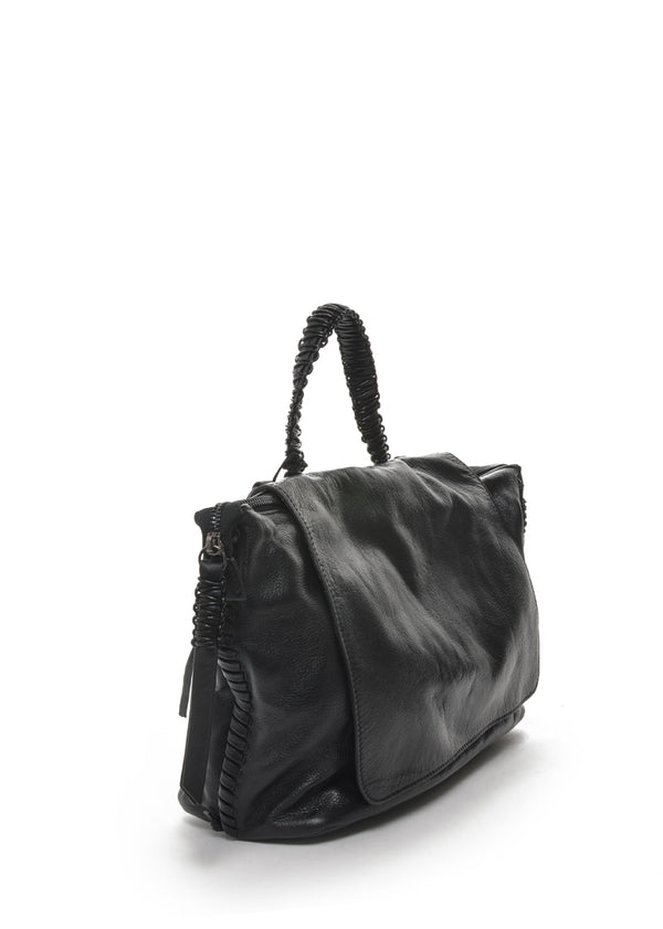 Leather Satchel | Black