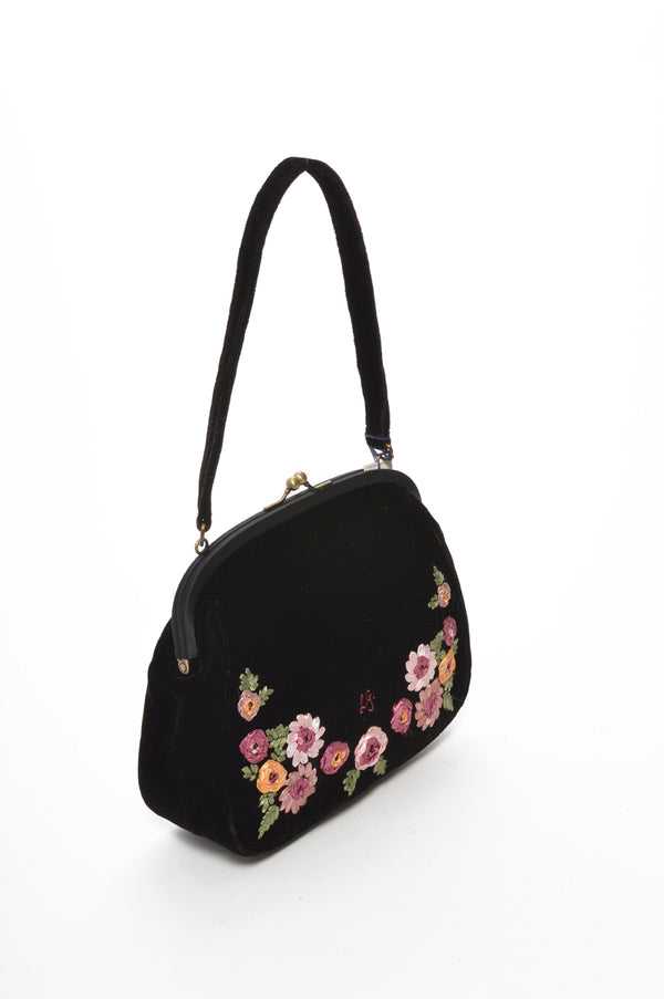Lulu Guiness | Velvet Embroidered Bag